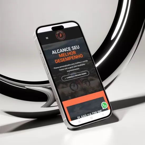 Versão mobile do site Felipe Santos, desenvolvida pela Agência Kanka