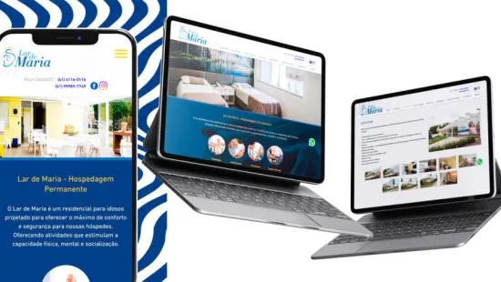 Site desenvolvido para Lar de Maria pela Agência Kanka – imagem de capa
